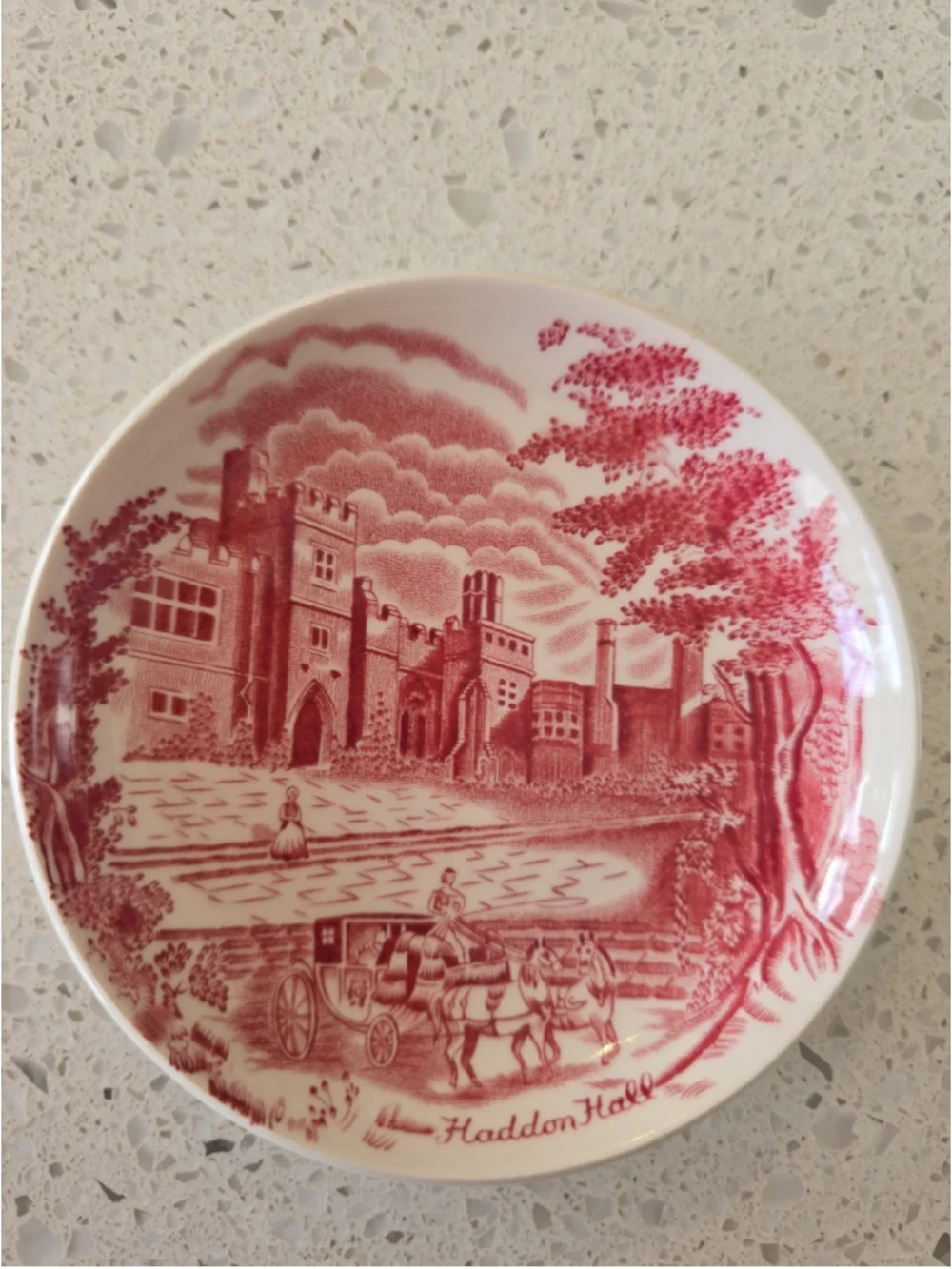 Johnson Bros Pink Haddon Hall Pink Coaster 4
